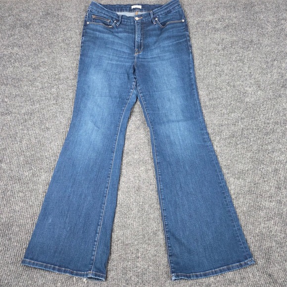 Good American Denim - Good American Good Legs Flare Jeans Size 15 Blue High Rise‎ Stretch GLF270T